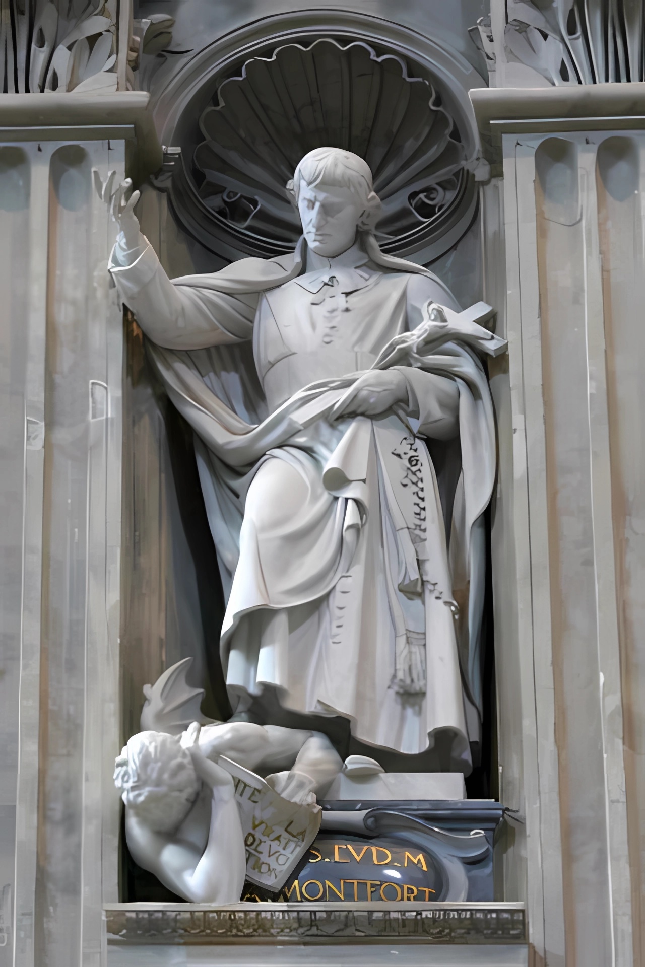Statue de Saint Louis de Montfort
